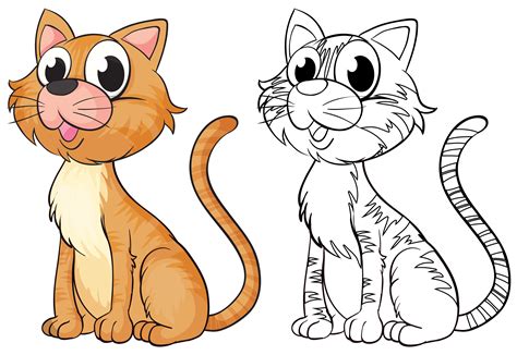 Cat outline images animal outline silhouette images black silhouette cat vs dog cat gif cat breeds mammals animals and pets. Cat Outline Free Vector Art - (665 Free Downloads)