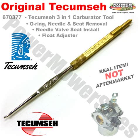 I adjusted valves.maybe one burnt.i smell something burning from exhaust.smells like burning brakes. 670377 - NEW Tecumseh 3 in 1 Carburator Repair Tool ...