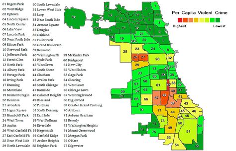 Worst Crime Areas In Chicago Map