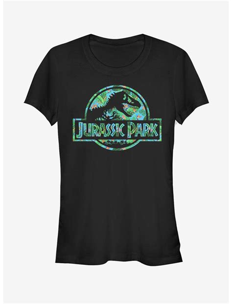 Jurassic Park Floral Logo Girls T Shirt Jurassic World Shirt Jurassic