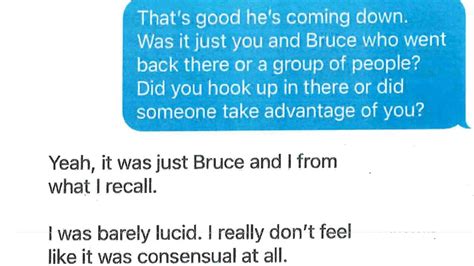 Brittany Higgins Texts Show Moment Brittany Disclosed Alleged Sexual Assault Released In Bruce