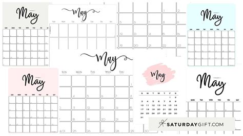 Universal Blank 30 Day Calendar Starting May 24 Get Your Calendar