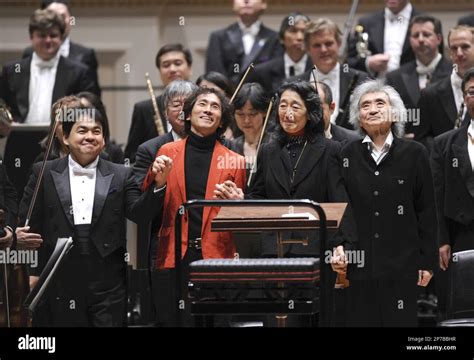Legendary Japanese Conductor Seiji Ozawa Receives A Standing