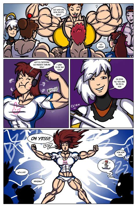 Comic Page Commission By Ritualist Comics Comic Page Female Muscle Growth
