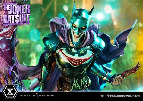 Dc Comics Joker Wears His The Joker War Batsuit With Prime 1 Studio