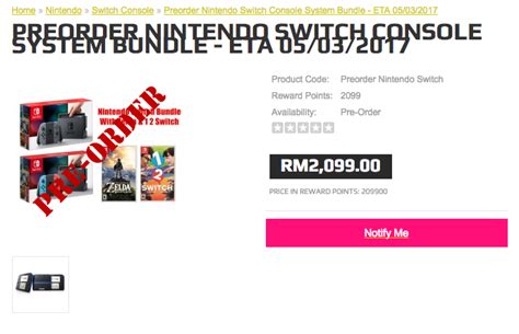 Impulse gaming has announced on their facebook page that the upgraded version of the nintendo switch will be coming sometime this month, with a price myr 1,299. Nintendo Switch Price in Malaysia Revealed - Turns off Many
