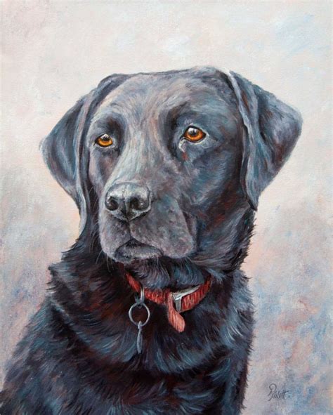 Black Lab 2016 Acrylic Painting By Ruth Aslett Acrylic Painting