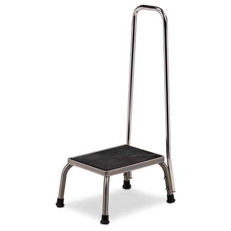 Clinton Stainless Steel Step Stool With Hand Rail Ss 150