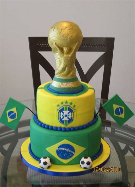 World Cup Cake — Birthday Cakes Soccer Birthday Cakes Football