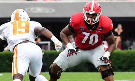 The Georgia Bulldogs Ranked The 8 Offensive Line In College Football