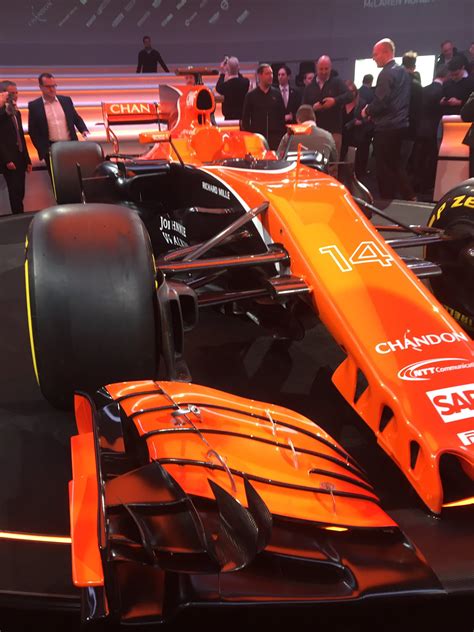 Rear wing and diffuser detail. McLaren Has Actually Done It—Their 2017 F1 Car is Orange ...