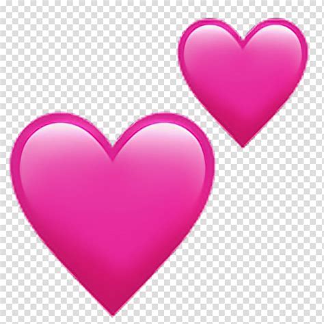 Free Download Two Pink Hearts Illustration Emoji Heart Symbol Love