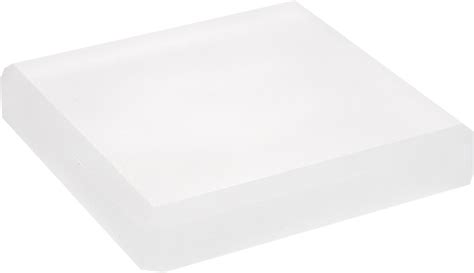 Plymor Frosted Acrylic Square Beveled Display Base Michaels