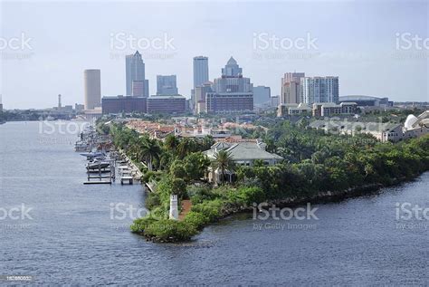 Downtown Tampa Florida At Davis Island Point Intercoastal Waterway