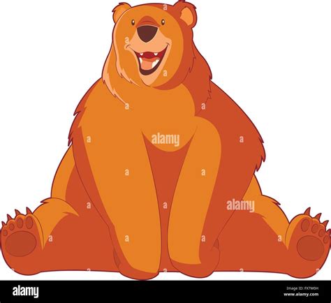 Funny Cartoon Bear Stock Vector Image And Art Alamy