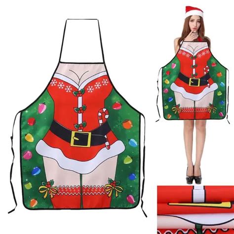 Christmas Aprons For Woman Xmas Decoration Aprons For Adults Women Men Dinner Party Cooking