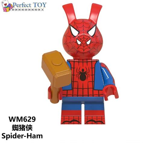 Ps Compatible Lego Spiderman Marvel Minifigures Miles Morales Gwen