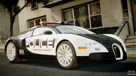Bugatti Veyron 164 Police Nfs Hot Pursuit для Gta 4