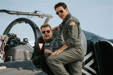 Tom Cruise Takes James Corden On Terrifying Flights Ahead Of Top Gun