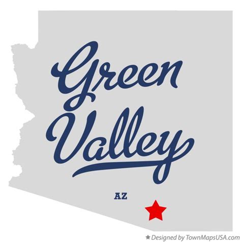 Map Of Green Valley Az Arizona