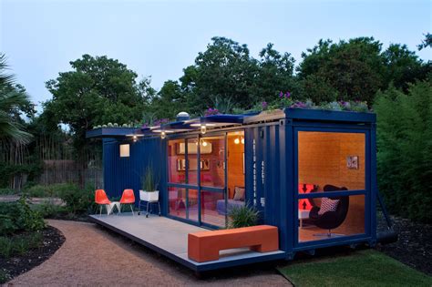 Shipping Container Guest House By Jim Poteet Architecture And Design