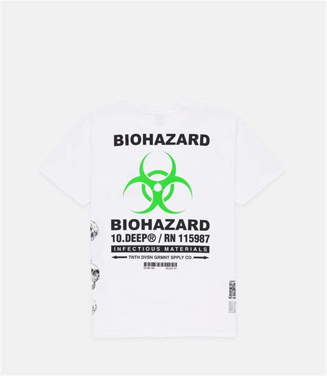 Slum Ltd Biohazard Tee White