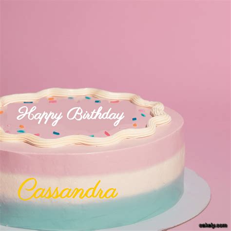 🎂 Happy Birthday Cassandra Cakes 🍰 Instant Free Download