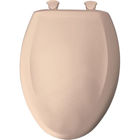 Bemis Elongated Closed Front Toilet Seat In Desert Bloom With Easy