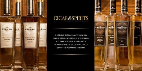 Cierto Tequila Wins An Incredible Eight Awards At The