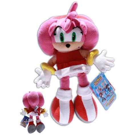 Toy Network Sega Sonic X The Hedgehog Th Amy Rose Stuffed Plush Doll