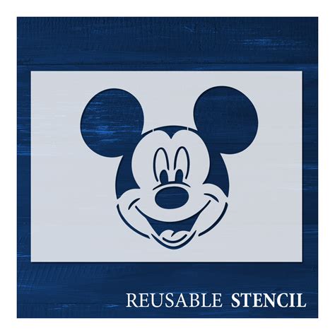 Mickey Mouse Stencil N4 Disney Cartoon Stencil For Nursery Decoration
