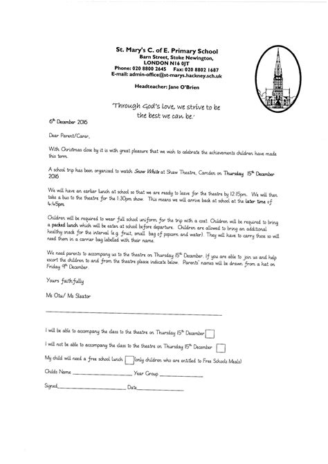 school letters st marys church  england primary