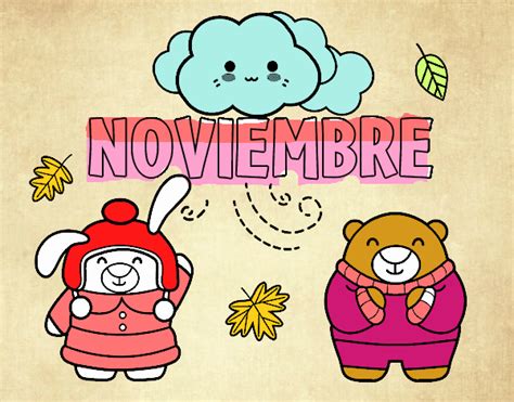 Dibujo De Noviembre Pintado Por En Dibujos Net El D A A Las Imprime Pinta O