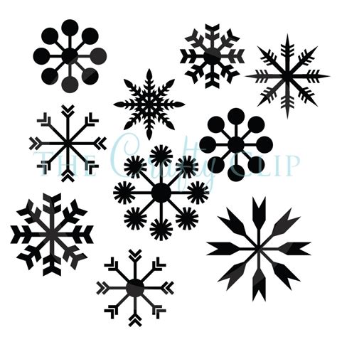 Silhouette Free Transparent Silhouette Snowflake Clipart Find High