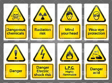 Warning sign high voltage symbol, caution triangle symbol, angle, laboratory, sign png. Warning Hazard Signs Stickers, 17756, Signs, Symbols, Maps ...
