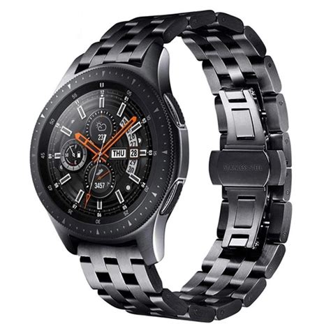 The samsung galaxy watch series is a line of smartwatches designed and produced by samsung electronics. Samsung Galaxy Watch Rustfrit Stål Spænderem - 42mm