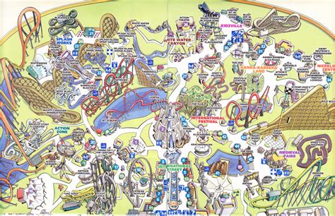 When the park originally opened, there were 30 rides in. Canada's Wonderland - 2008 Park Map