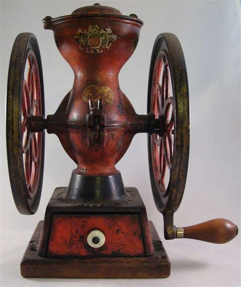 Antique Cast Iron Enterprise No 2 Coffee Mill Grinder All Original