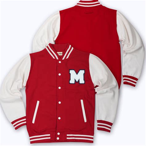 Personalized Adult Varsity Jacket Redwhite Whiteblack Etsy