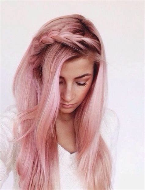 Light Pink Hair Color Ideas