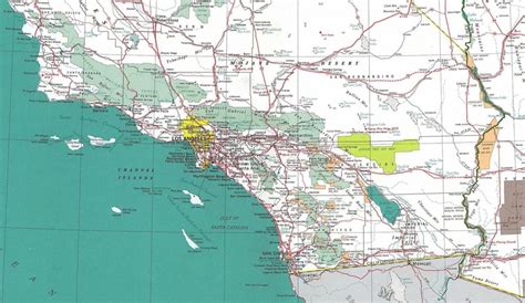 California Usa Road Highway Maps City And Town Information Road Map