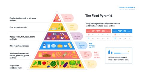 Free Vector Food Pyramid Template Theme Food Pyramid Food Pyramid