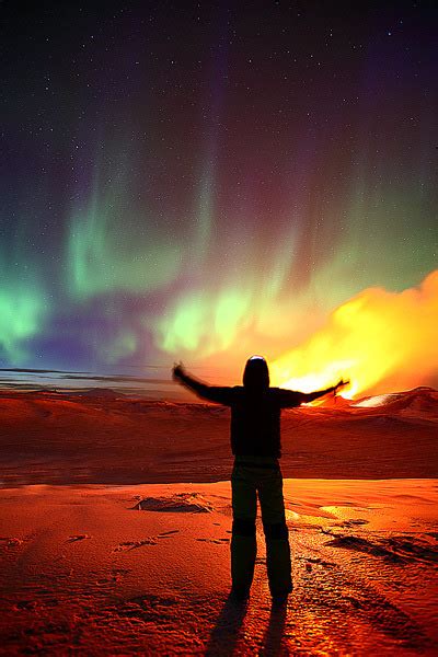 Stunning Photos Of The Northern Lights Floating Over An