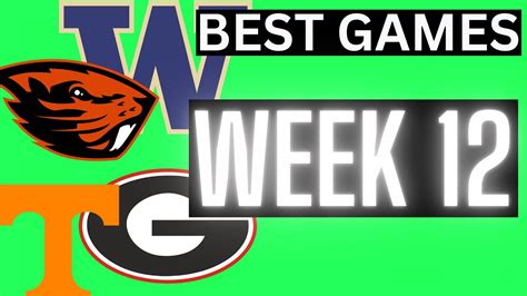 College Football Week 12 Picks Best Bets Youtube