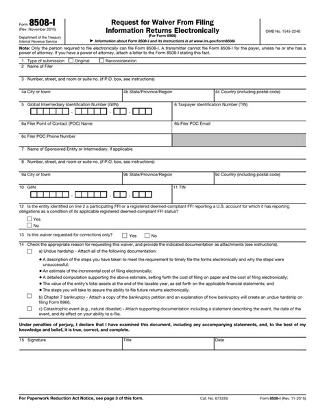 Irs Form 8508 I Fill Out Sign Online And Download Fillable Pdf