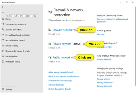 How To Turn On Or Off Microsoft Defender Firewall In Windows 10