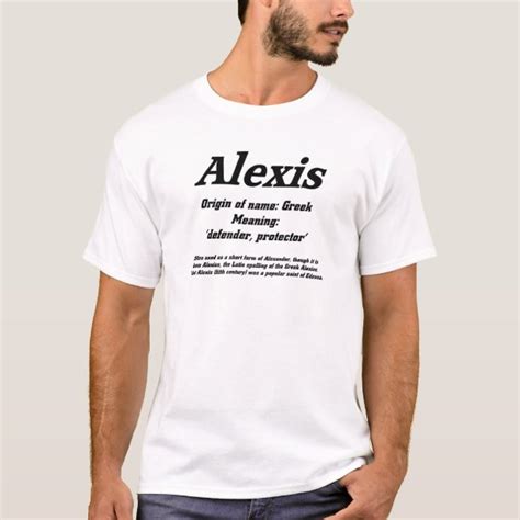 alexis name meaning ts on zazzle uk