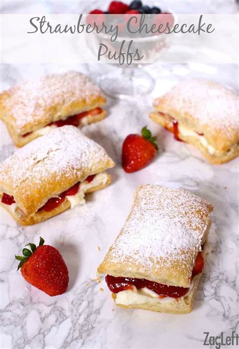 Light And Flaky Puff Pastry Fresh Strawberries A Creamy No Bake