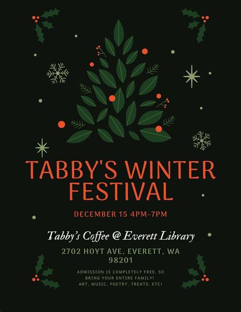 Tabbys Winter Festival Everett Art Walk Tabbys Coffee Everett