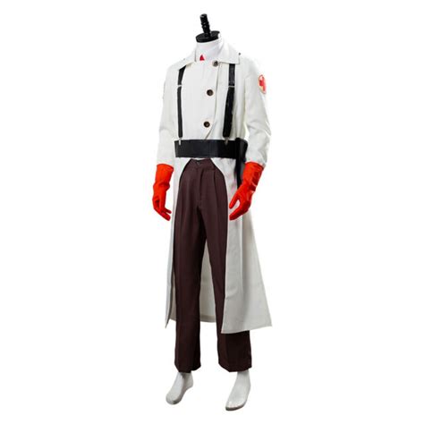 Team Fortress Ii 2 Medic Uniform Cosplay Costume Full Set Halloween